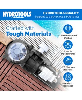 HydroTools Hydro Flo 1.0 HP 5280 GPH 3450 RPM Horizontal Discharge Pump