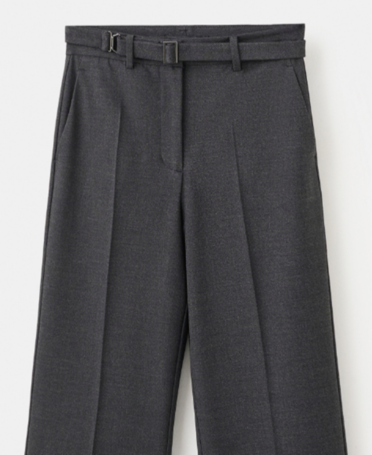 Mango Women's Belt Straight-Fit Pants