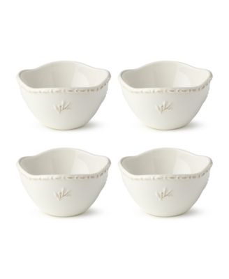 Heritage Beads Cereal Bowls, Set of 4, Service For 4