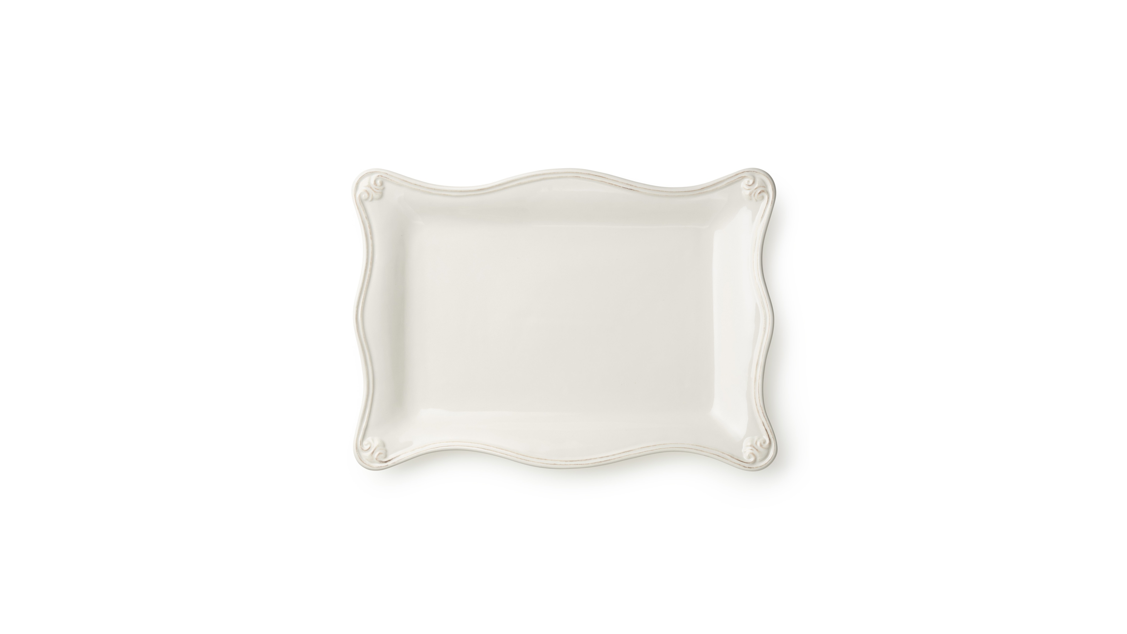 Certified International Heritage Scroll Rectangular Platter