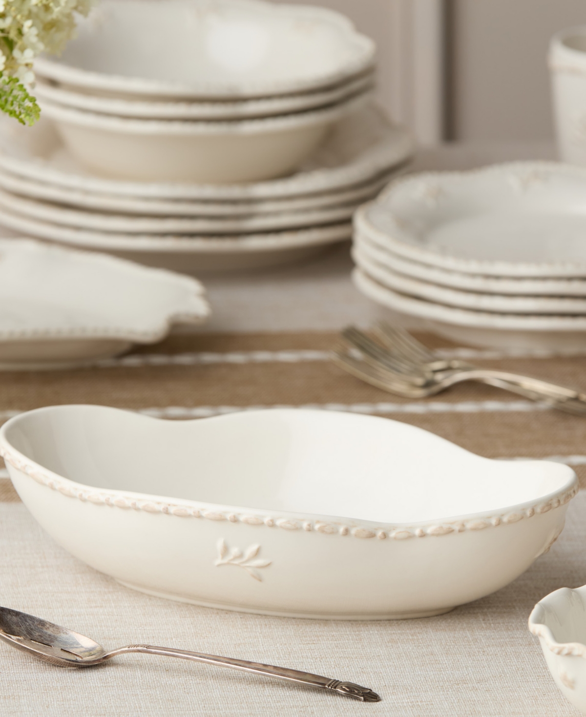 Certified International Heritage Oval Serving Bowl