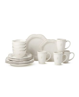Heritage Beads 16-Pc. Dinnerware Set, Service For 4