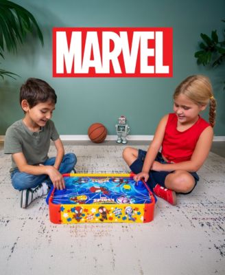 Marvel Spider-Man Electric Tabletop Air Hockey Wood