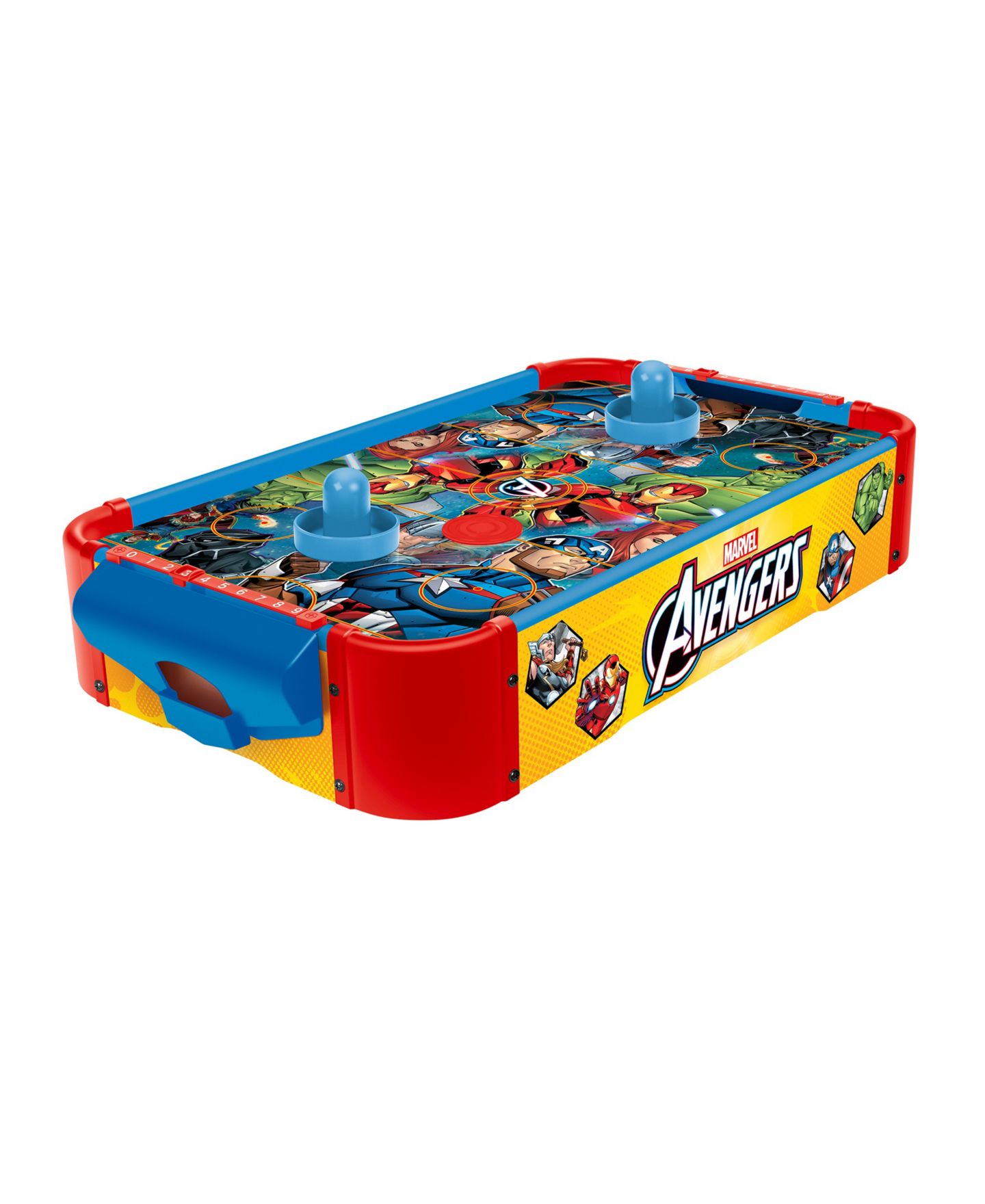 Детская игрушка World Tech Toys Avengers Electronic Tabletop Air Hockey Game, Ages 4+ — фото 1