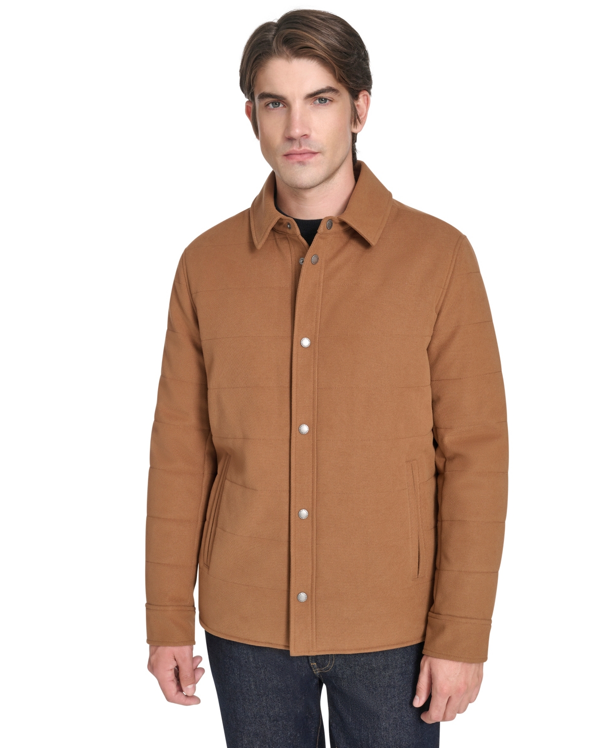 Cole Haan Men's Stretch Twill Shirt Jacket
