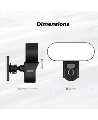 E9 Outdoor Floodlight Security Camera – Smart Wi-Fi Surveillance, PIR Motion Detection & 2-Way Audio