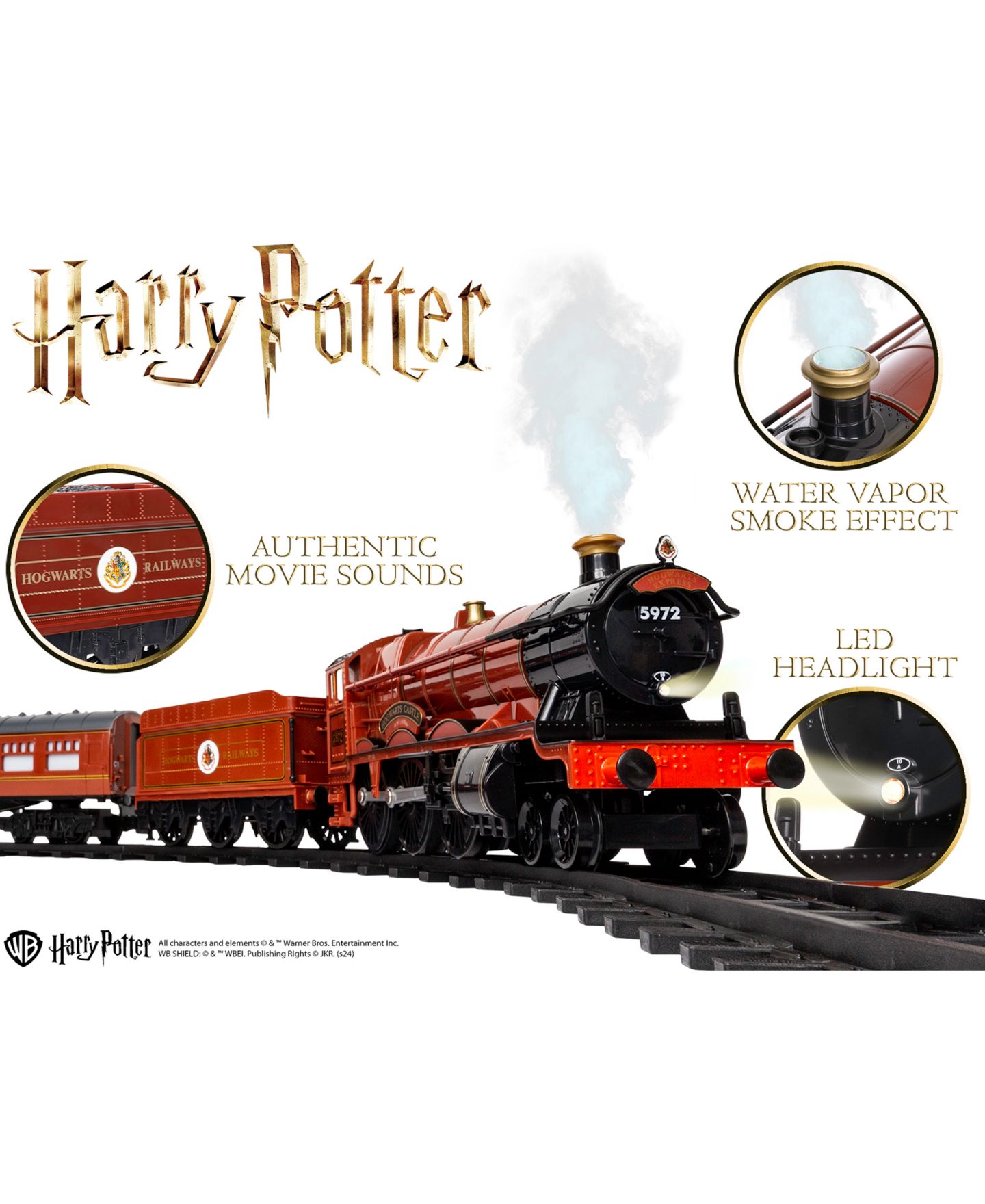 Детские игрушки Lionel Hogwarts Express Bluetooth Ready-to-Play Train Set — фото 7