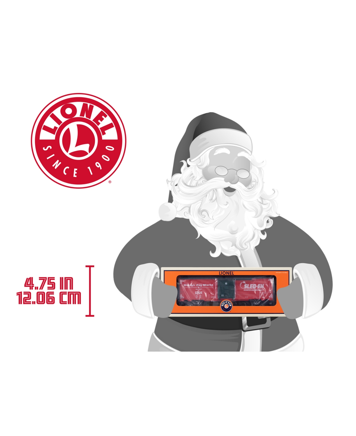 Lionel Sled-Ex O Gauge Model Train Boxcar