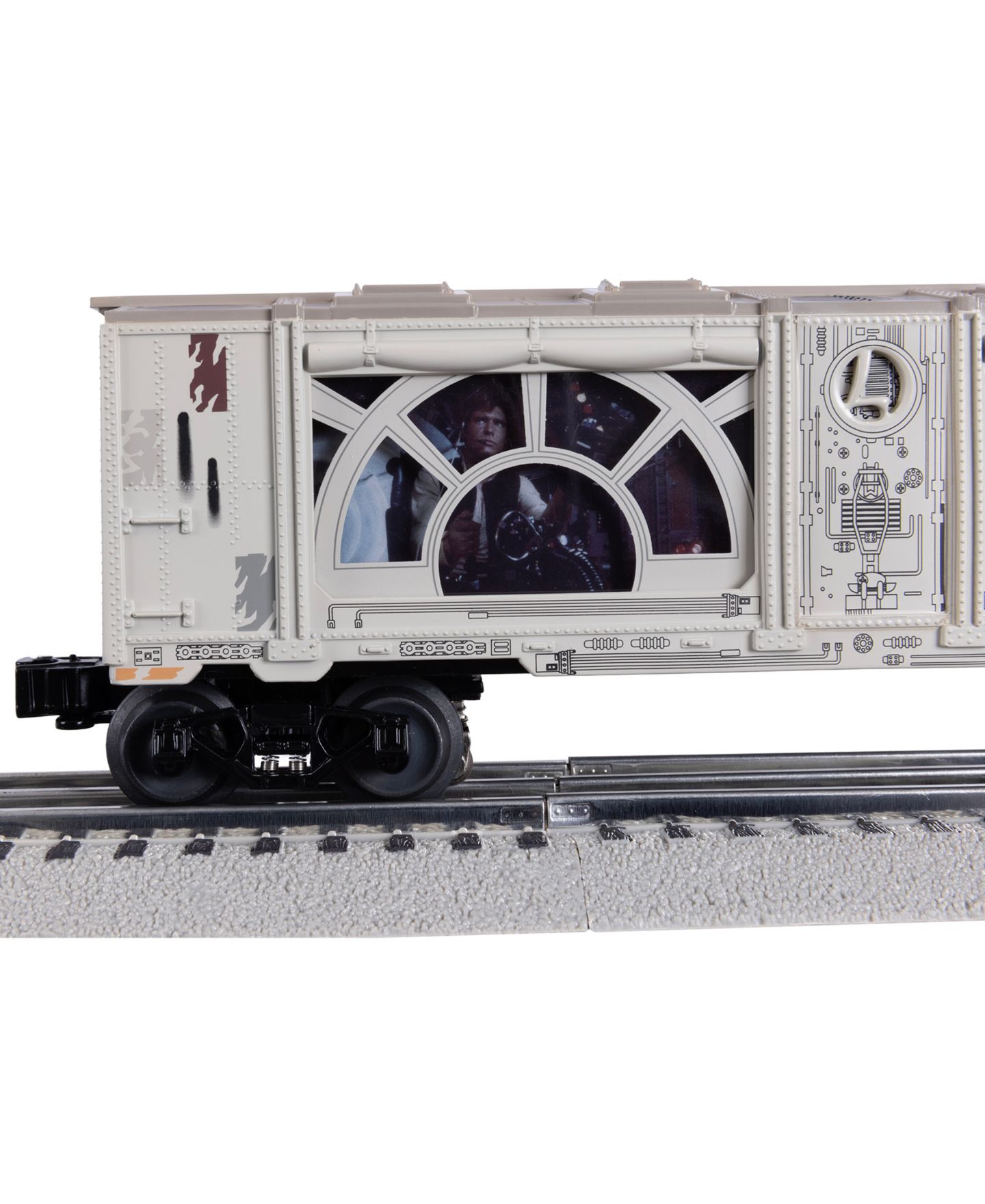 Детские игрушки Lionel O Gauge Star Wars Bluetooth 5.0 LionChief Rebel RS-3 Freight Train Set — фото 6