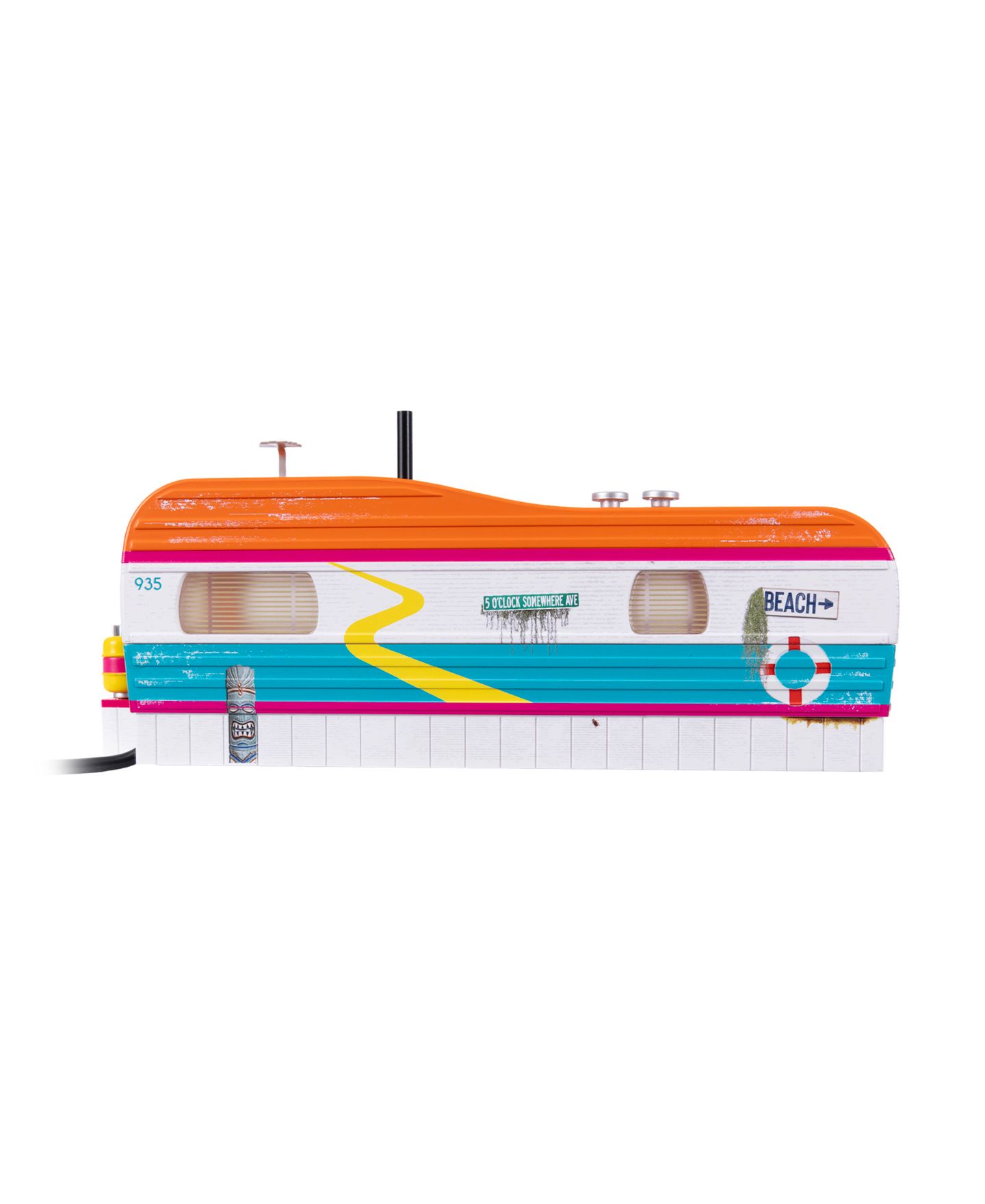 Детская игрушка Lionel O Gauge Beachside Plug-Expand-Play LED-Illuminated Mobile Home Trailer — фото 6