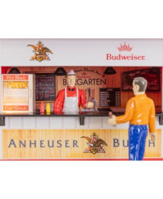 Anheuser Busch Budweiser Plug-Expand-Play Concession Stand O Gauge Model Train Accessory