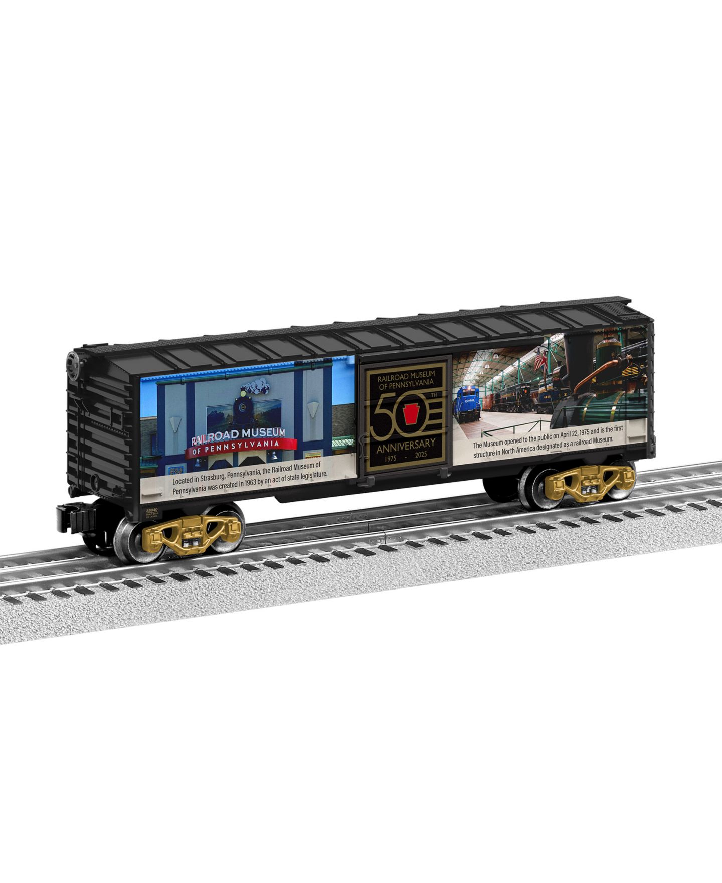 Детская игрушка Lionel O Gauge Railroad Museum of Pennsylvania 50th Anniversary Model Train Boxcar — фото 13