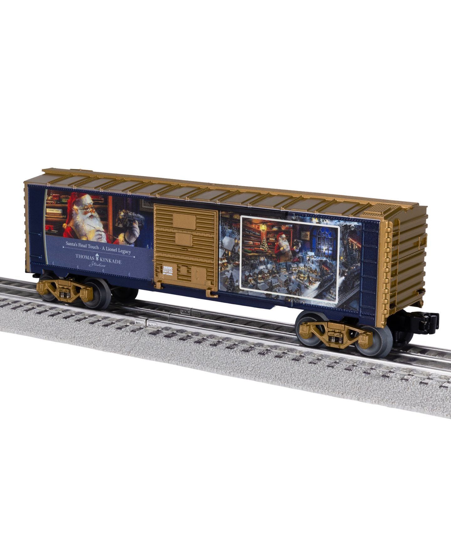 Детская игрушка Lionel Santa's Final Touch Legacy O Gauge Model Train Boxcar — фото 1