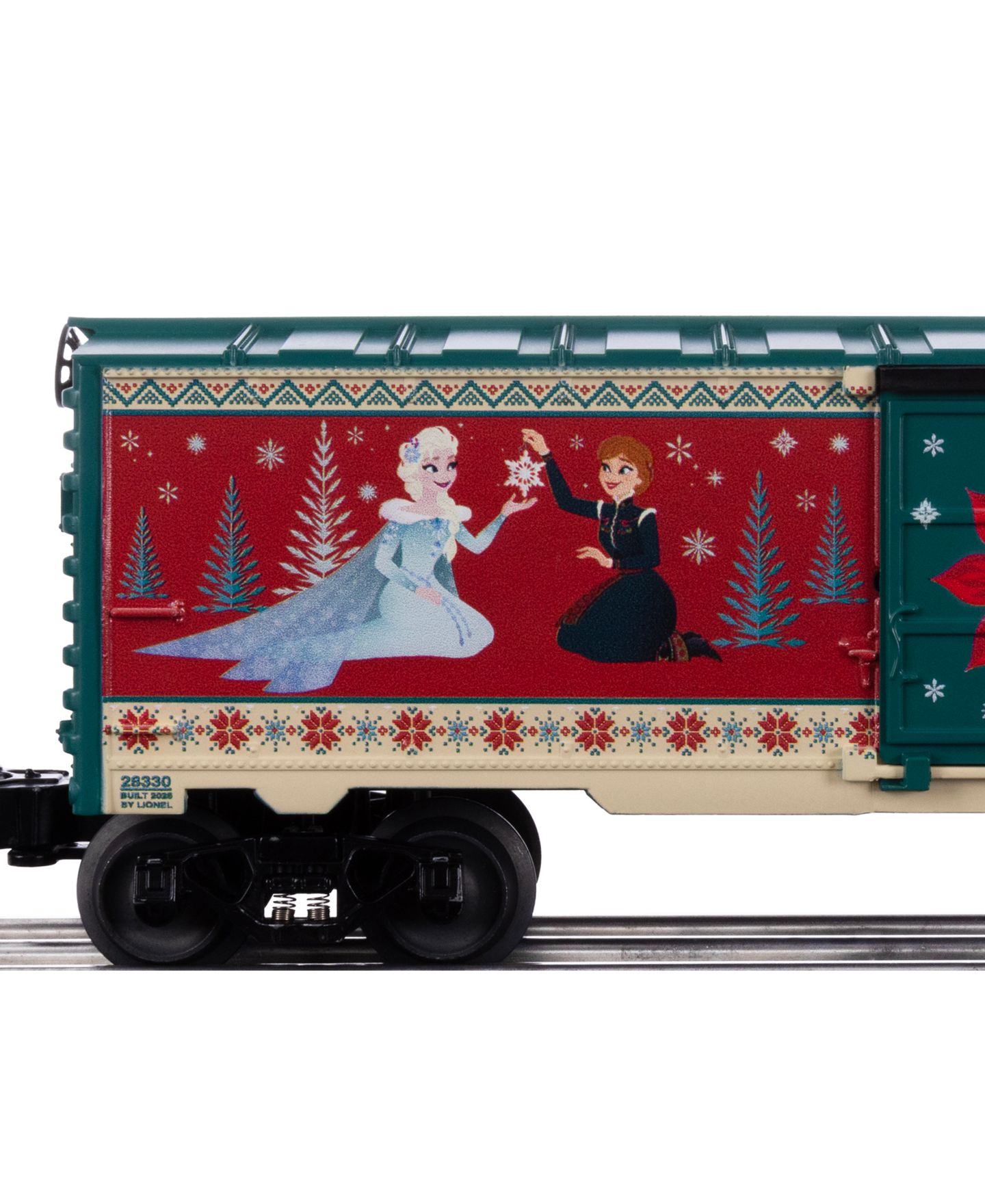 Детская игрушка Lionel Disney Frozen Holiday O Gauge Model Train Boxcar — фото 5