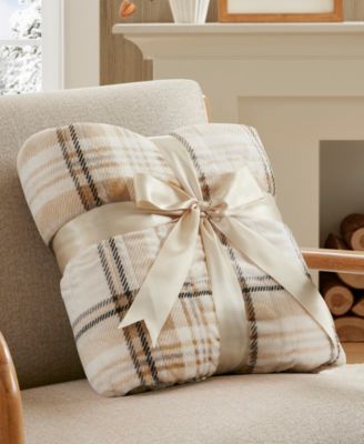 Print Plush to Sherpa Heated Throw, 50" x 60"