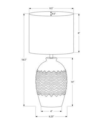Lighting 19" Ceramic Table Lamp