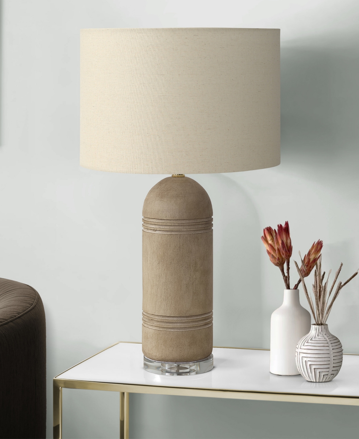 Monarch Specialties Lighting 28" Plastic Table Lamp