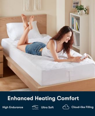 Microfiber Zoned Heated Mattress Pad, Twin