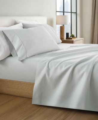 The Farmhouse Chic Premium Ultra Soft Pattern 4-Pc. Sheet Set, California King