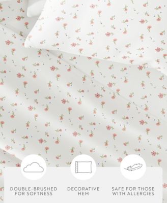 ienjoy Home The Farmhouse Chic Premium Ultra Soft Pattern 4-Pc. Sheet Set, King