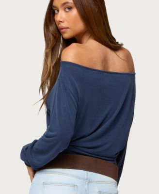 Women's Nannie Off Shoulder Oversized Top