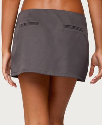 Women's Kezi Mixed Pattern Tailored Mini Skirt