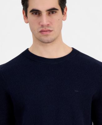 Men's Mouline Textured Crewneck Sweater