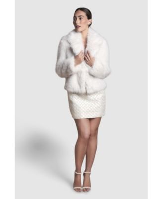 Women's Occasion Short Faux Fur Coat