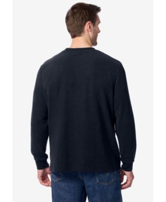 Big & Tall Soft Waffle Crewneck Sweaters