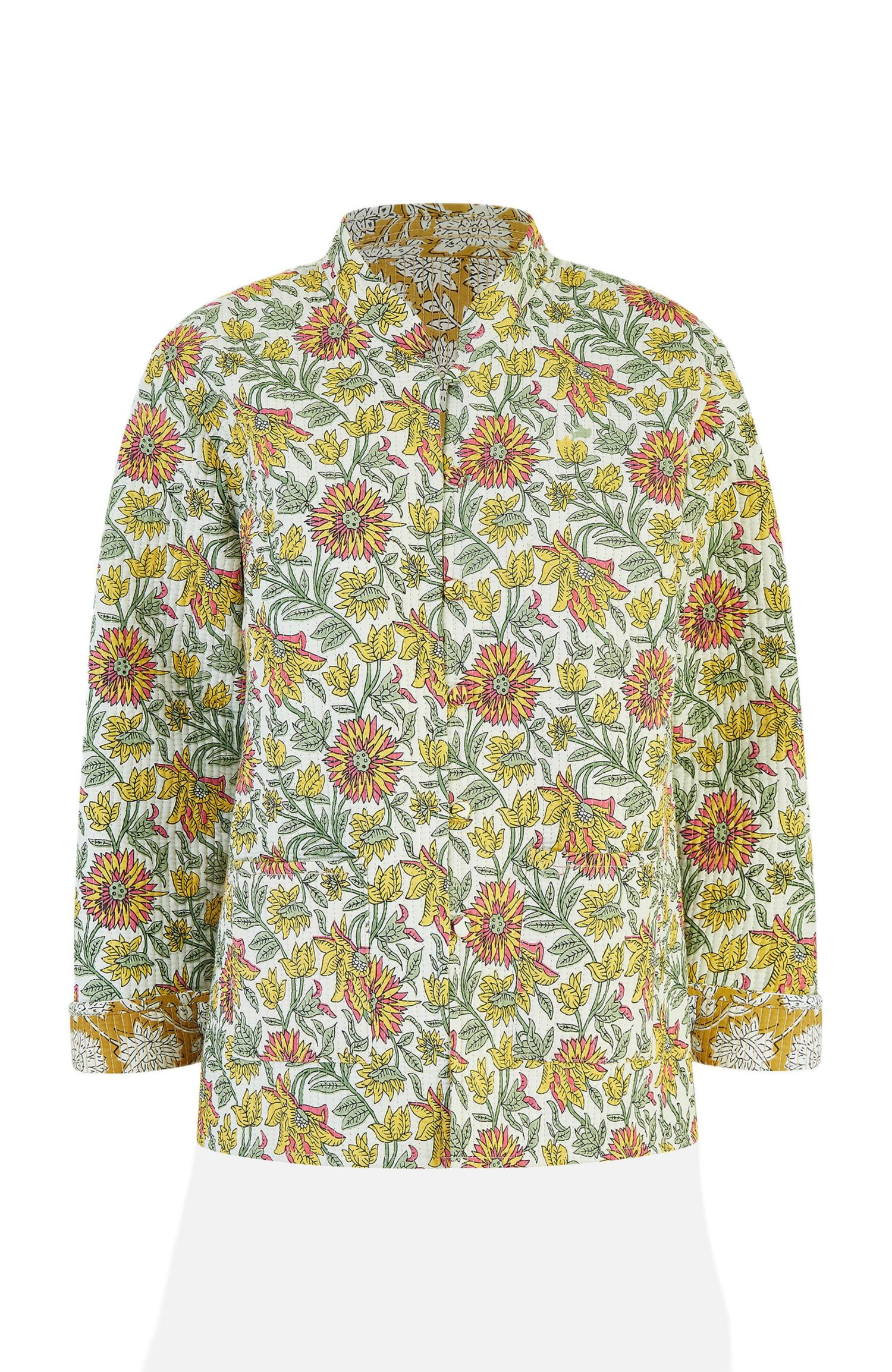 Women's Sunflower Reversible Quilted Jacket