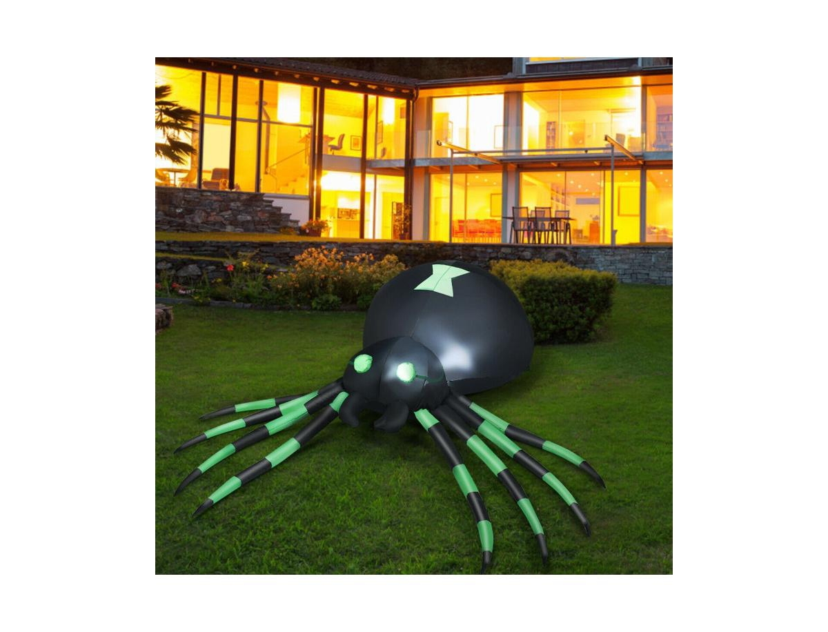 Mondawe 6 ft Halloween Inflatable Blow-Up Spider