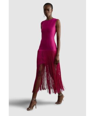 Women's Tassel Hem Knitted Dress