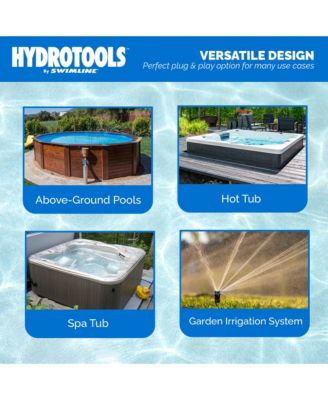 HydroTools Hydro Flo 1.5 HP 5820 GPH 2 Speed Horizontal Discharge Pump