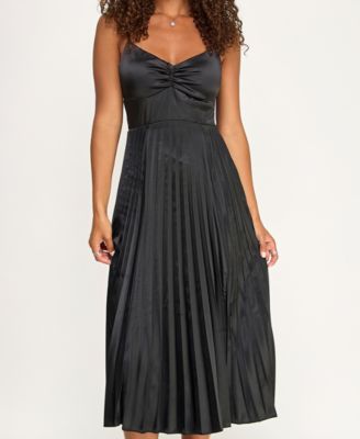 Juniors' Tie-Back Detail Midi Dress