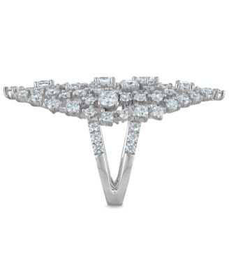 White Diamond Ring (3.50 ct. t.w.) in 14k White Gold