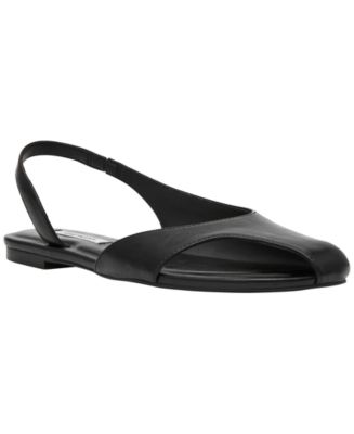 Steve Madden Women's Zest Slingback Chopout Toe-Holster Flats - Macy's