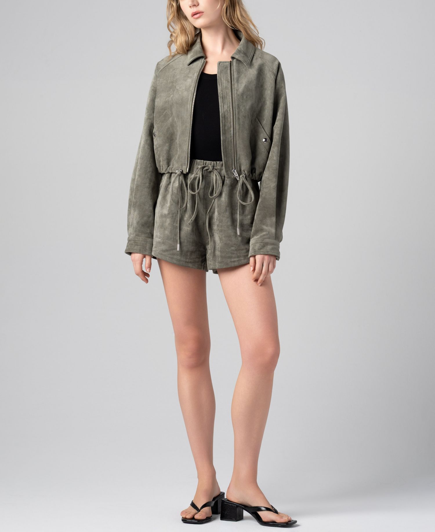 Women's Front Zip Collared Jacket