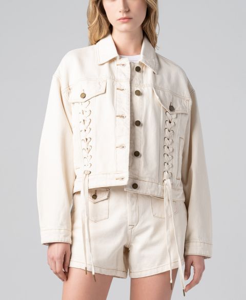Женские куртки BLANK NYC Collar Button-Front Jacket
