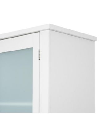 Traditional Buffet with Hutch, Large Kitchen Pantry Storage Cabinet