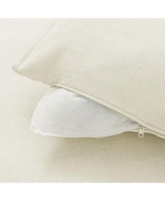 Streamdale Comfy Cloud 4-Seat Chenille Sofa Sleeper with Ottomans & Pillows (Beige