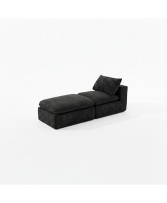Modern Chenille Cloud Sofa - Freely Combinable & Comfortable
