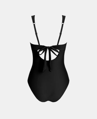 Women's Chic One-Piece Swimsuit with Alluring Cutouts