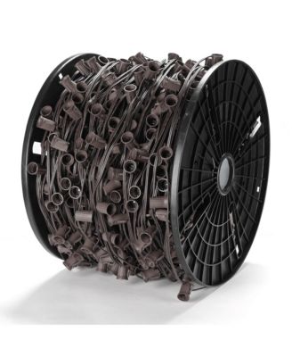 1000Ft C9 Christmas Light Spool Set Commercial UL Listed Light Sockets