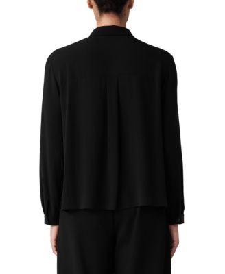 Petite Classic Collar Long-Sleeve Shirt