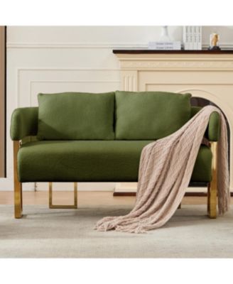 Modern decorative chair with gold legs for living room, office, and more