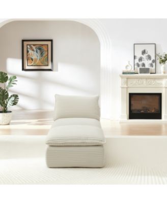 Streamdale Modern corduroy cloud sofa, freely combined, comfortable sitting experience.