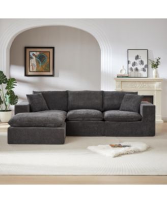 Streamdale Modern Chenille Cloud Sofa - Freely Combinable & Comfortable