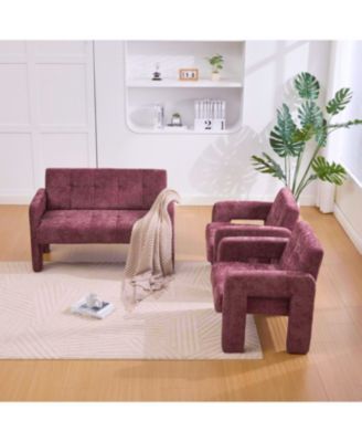 Streamdale Nordic Modern Double Armchair Sofa for Living Room & Bedroom