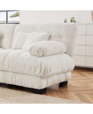 Luxury Modular Sectional Sofa Couch, Oversized L Shaped Cloud Couch