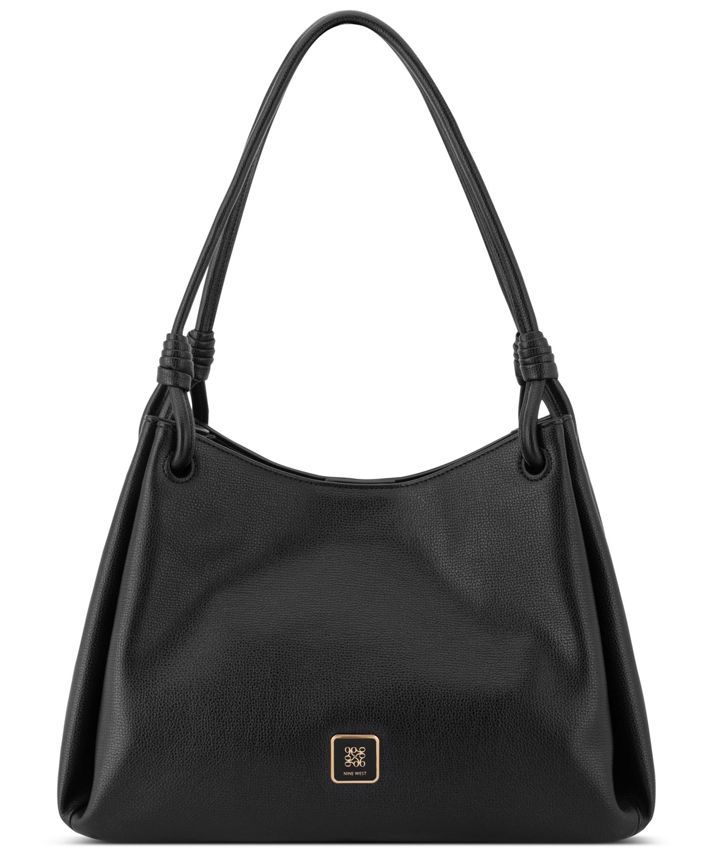 Женская сумка Nine West Dorsey Triple Compartment Large Shoulder, цвет: Чёрный — фото 1